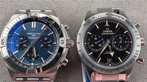 omega speedmaster vs breitling chronomat